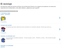 Tablet Screenshot of elreciclajenlaescuela.blogspot.com