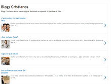 Tablet Screenshot of blogs-cristianos.blogspot.com