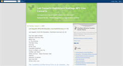 Desktop Screenshot of ledzeppelin-bootlegs-mp3-live-concert.blogspot.com