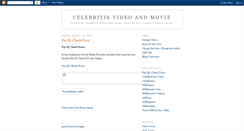 Desktop Screenshot of celebritievideo.blogspot.com