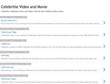 Tablet Screenshot of celebritievideo.blogspot.com