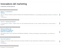 Tablet Screenshot of innovadoresdelmarketing.blogspot.com