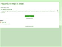 Tablet Screenshot of hogansvillehighschool.blogspot.com