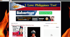 Desktop Screenshot of ilovephilippinestoo.blogspot.com