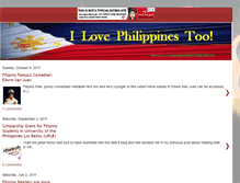 Tablet Screenshot of ilovephilippinestoo.blogspot.com