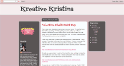 Desktop Screenshot of kreativekristina.blogspot.com