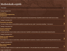 Tablet Screenshot of medieteknik-exjobb.blogspot.com