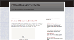 Desktop Screenshot of prescriptionsafetyeyewear.blogspot.com