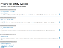 Tablet Screenshot of prescriptionsafetyeyewear.blogspot.com