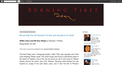 Desktop Screenshot of burningtibet.blogspot.com
