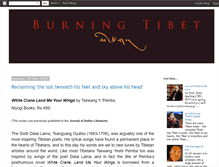Tablet Screenshot of burningtibet.blogspot.com
