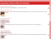 Tablet Screenshot of izquierdaunidaribadesaelices.blogspot.com
