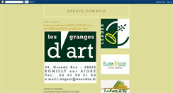 Desktop Screenshot of espacecommun-association.blogspot.com