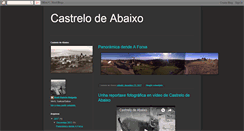 Desktop Screenshot of castrelodeabaixo.blogspot.com