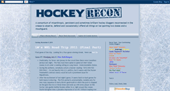 Desktop Screenshot of hockeyrecon.blogspot.com