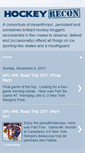 Mobile Screenshot of hockeyrecon.blogspot.com