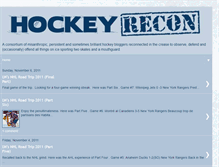 Tablet Screenshot of hockeyrecon.blogspot.com