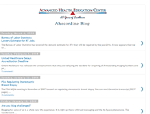 Tablet Screenshot of aheconlineblog.blogspot.com