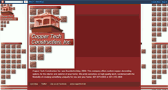 Desktop Screenshot of coppertechconstructioninc.blogspot.com