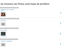Tablet Screenshot of losinstantesinfinitos.blogspot.com