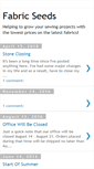 Mobile Screenshot of fabricseeds.blogspot.com