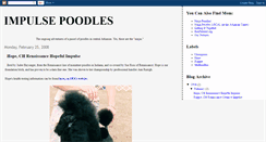 Desktop Screenshot of impulsepoodles.blogspot.com