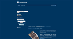 Desktop Screenshot of gadgedstory.blogspot.com