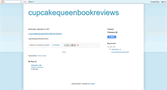 Desktop Screenshot of cupcakequeenbookreviews.blogspot.com