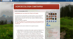 Desktop Screenshot of agroecologiacimitarra.blogspot.com