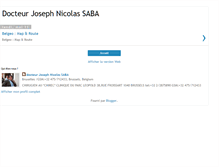 Tablet Screenshot of docteurjosephnicolassaba.blogspot.com