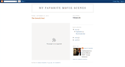 Desktop Screenshot of myfavoritemoviescenes.blogspot.com