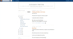 Desktop Screenshot of citizentruth.blogspot.com