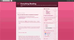 Desktop Screenshot of everything-beading.blogspot.com