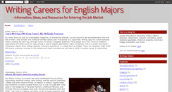 Desktop Screenshot of careersforenglishmajors.blogspot.com