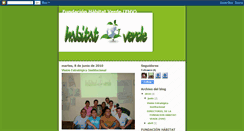 Desktop Screenshot of fundacinhbitatverde.blogspot.com