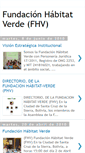 Mobile Screenshot of fundacinhbitatverde.blogspot.com