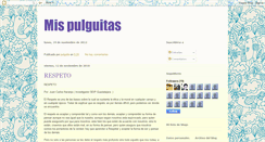 Desktop Screenshot of mis-pulguitas.blogspot.com