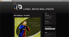 Desktop Screenshot of lionel-messi-wallpaper.blogspot.com