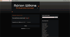 Desktop Screenshot of adrianwilkins.blogspot.com