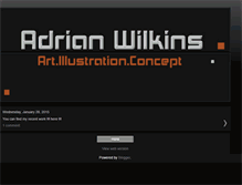 Tablet Screenshot of adrianwilkins.blogspot.com