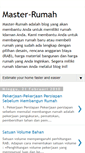 Mobile Screenshot of master-rumah.blogspot.com