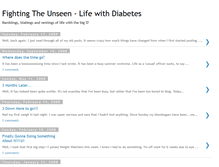 Tablet Screenshot of fightingtheunseen.blogspot.com