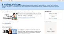 Desktop Screenshot of elrincondelcriminologo.blogspot.com