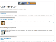 Tablet Screenshot of my-cat-health.blogspot.com