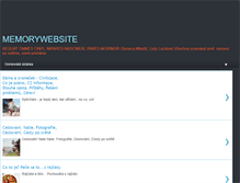 Tablet Screenshot of memorywebsite.blogspot.com