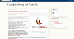 Desktop Screenshot of conspiradordelcambio.blogspot.com