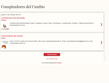 Tablet Screenshot of conspiradordelcambio.blogspot.com