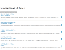 Tablet Screenshot of infoukhotels.blogspot.com