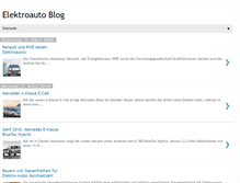 Tablet Screenshot of daselektroauto.blogspot.com