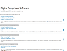 Tablet Screenshot of digitalscrapbooksoftware.blogspot.com